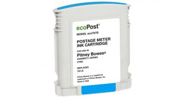 Pitney Bowes® 787-D Cyan ink for SendPro™ P/Connect+® - Click Image to Close